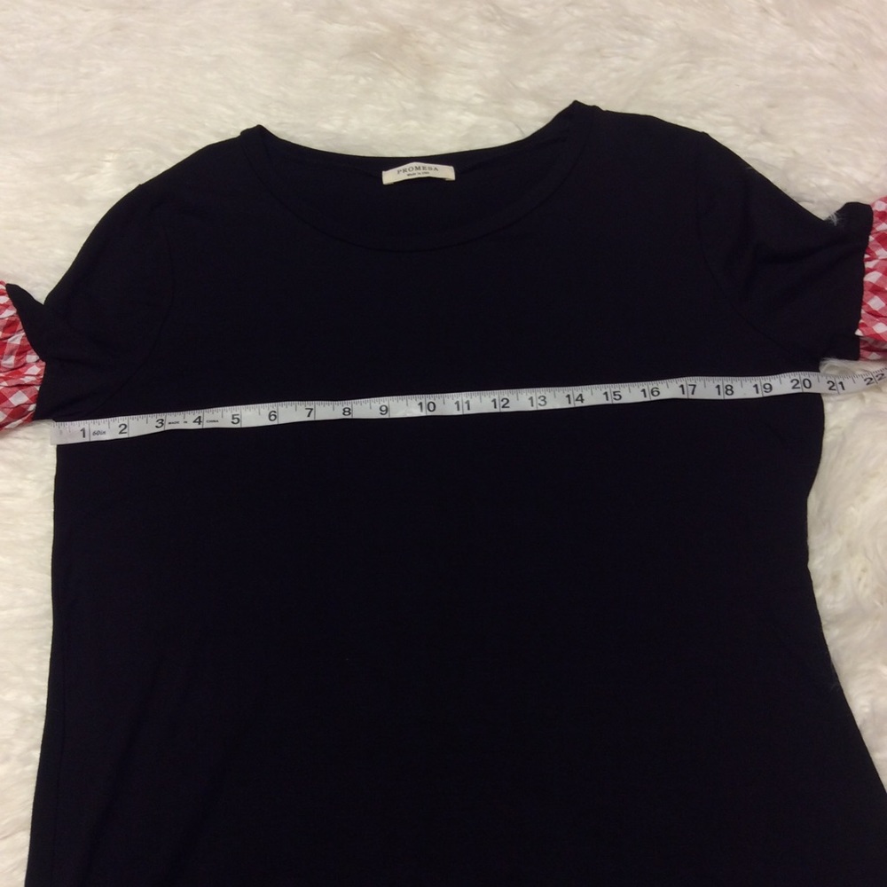 PROMESA RUFFLED SLEEVE TEE/TOP/BLOUSE - Picture 5 of 6